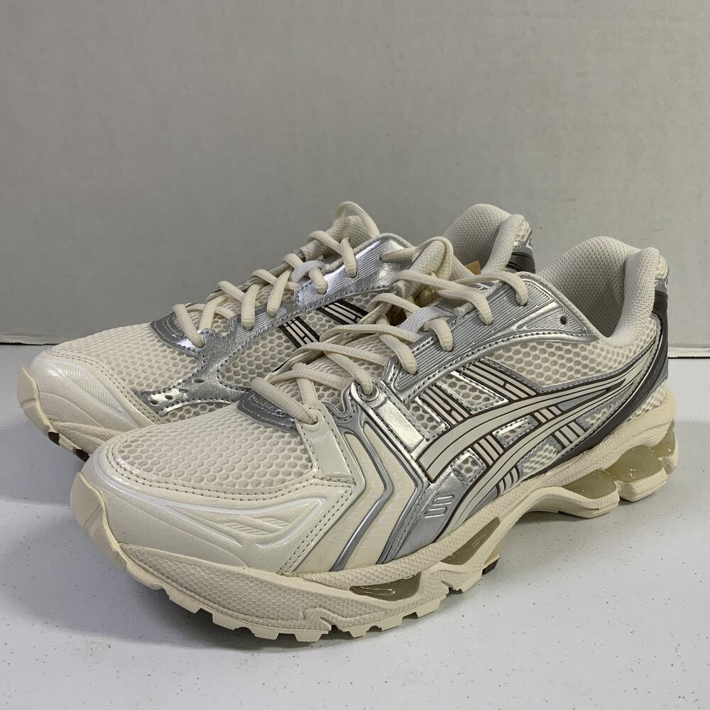 ASICS Gel Kayano 14 Cream Cocoa Powder 1203A537 118 Size 6.5 Mesh Runner White